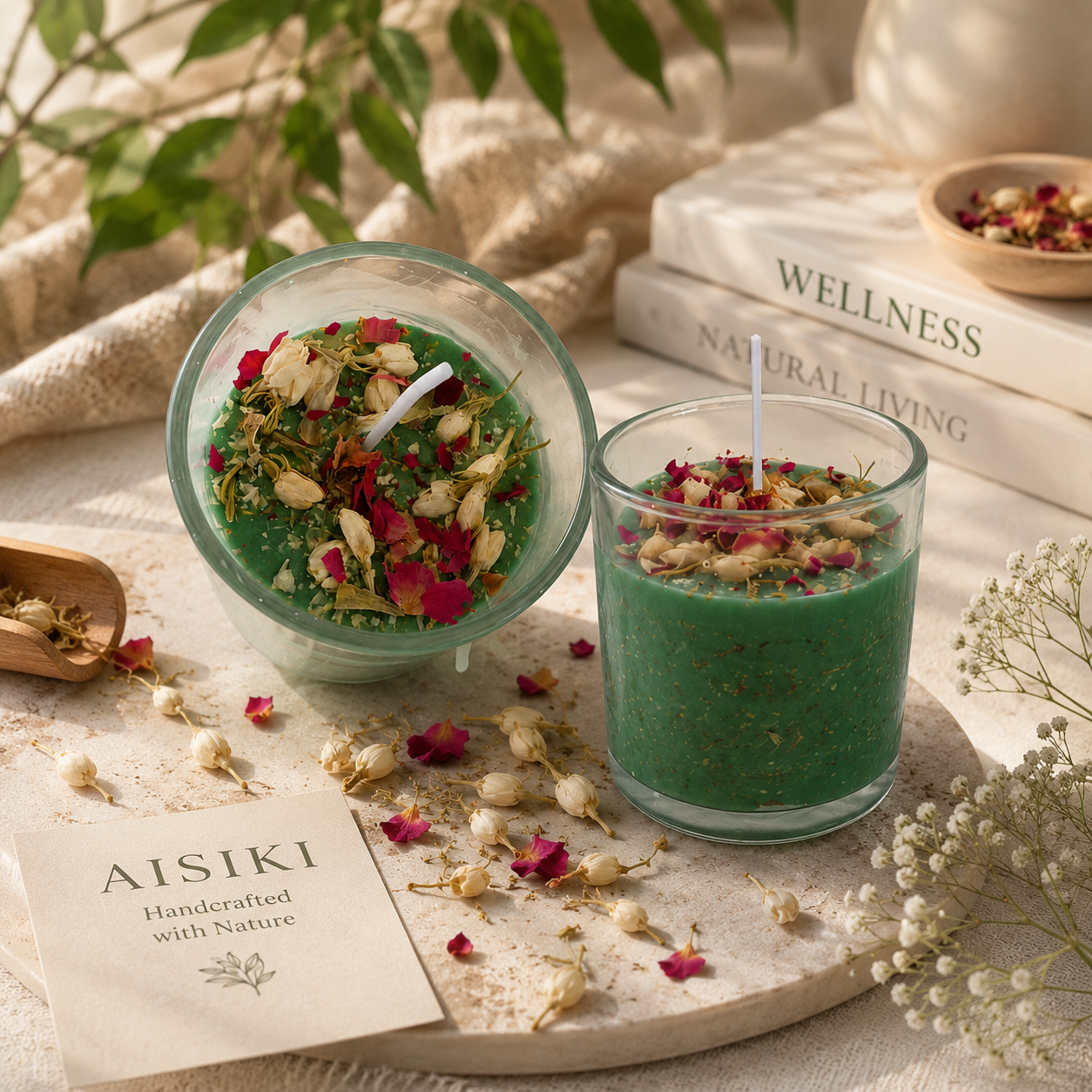 Big Lemongrass Candle – Spiritual Cleansing, Clarity & Self-Care