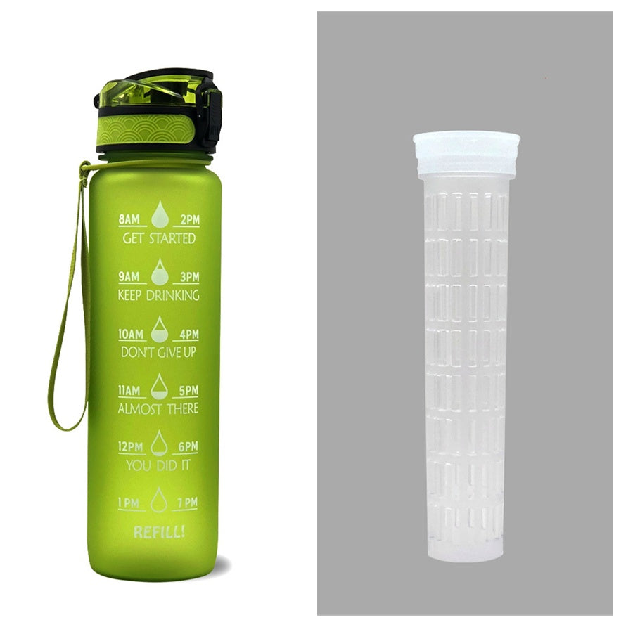 Water Bottle With Time Marker