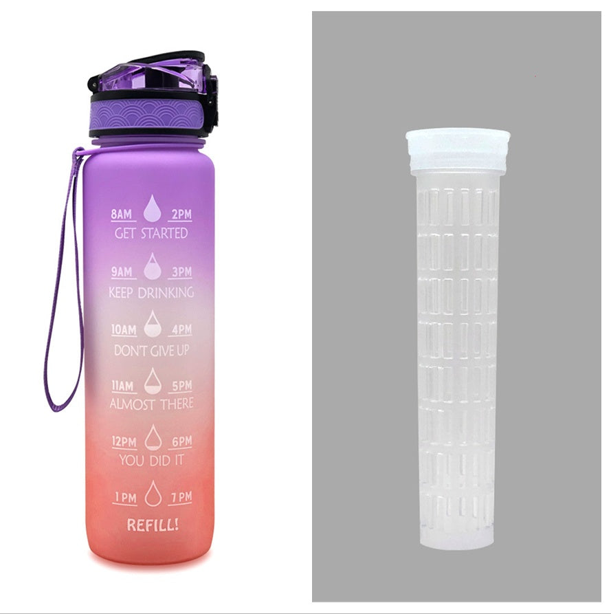 Water Bottle With Time Marker